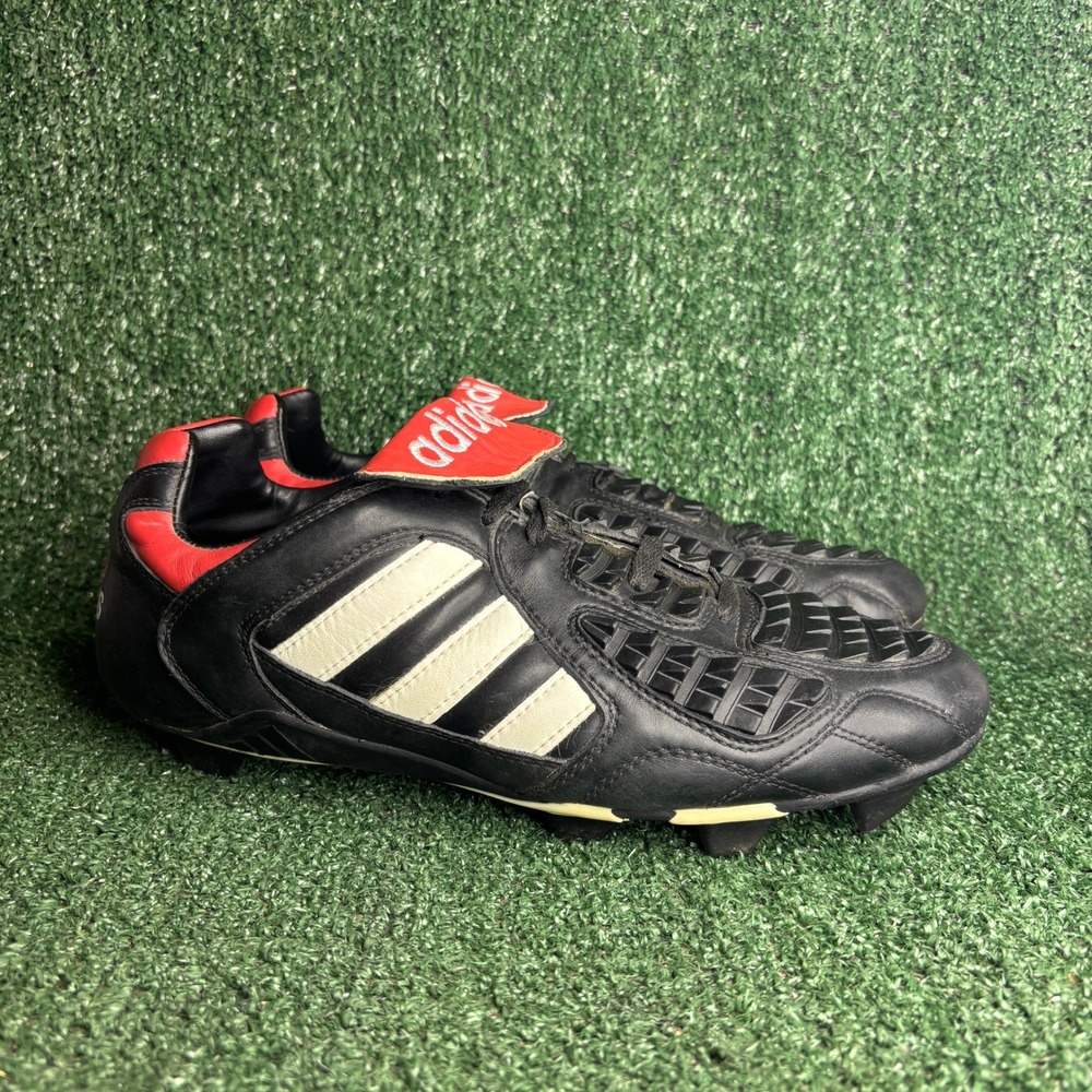 Adidas Predator Touch TRX Firm Ground Vintage 1996 Football Boots Black Men 10.5